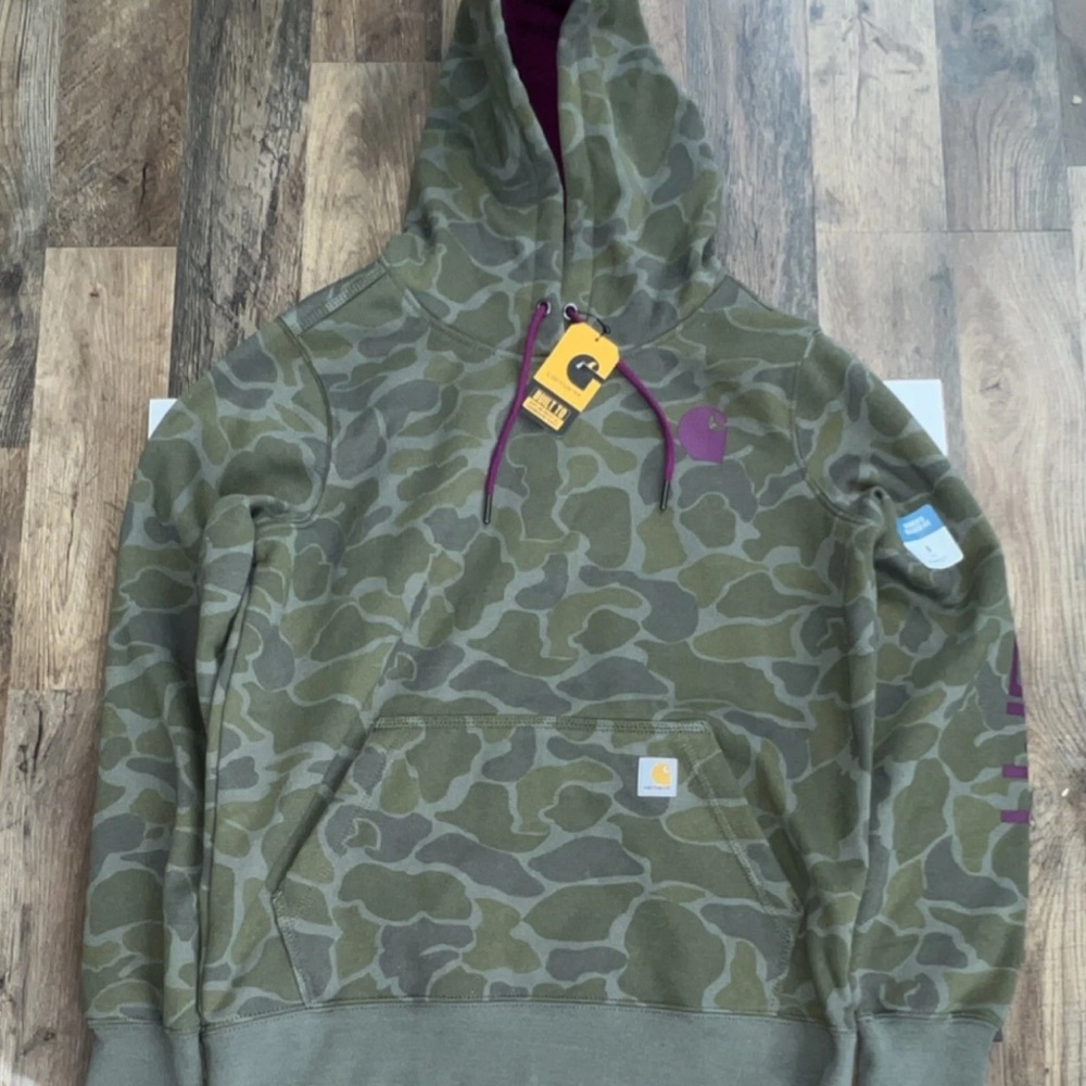 Carhartt Camouflage Hoodie with Logo